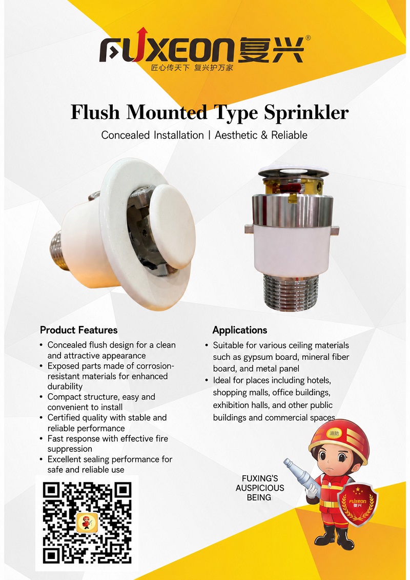 O que são sprinklers embutidos?